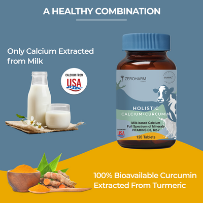 ZEROHARM Holistic Calcium and Curcumin