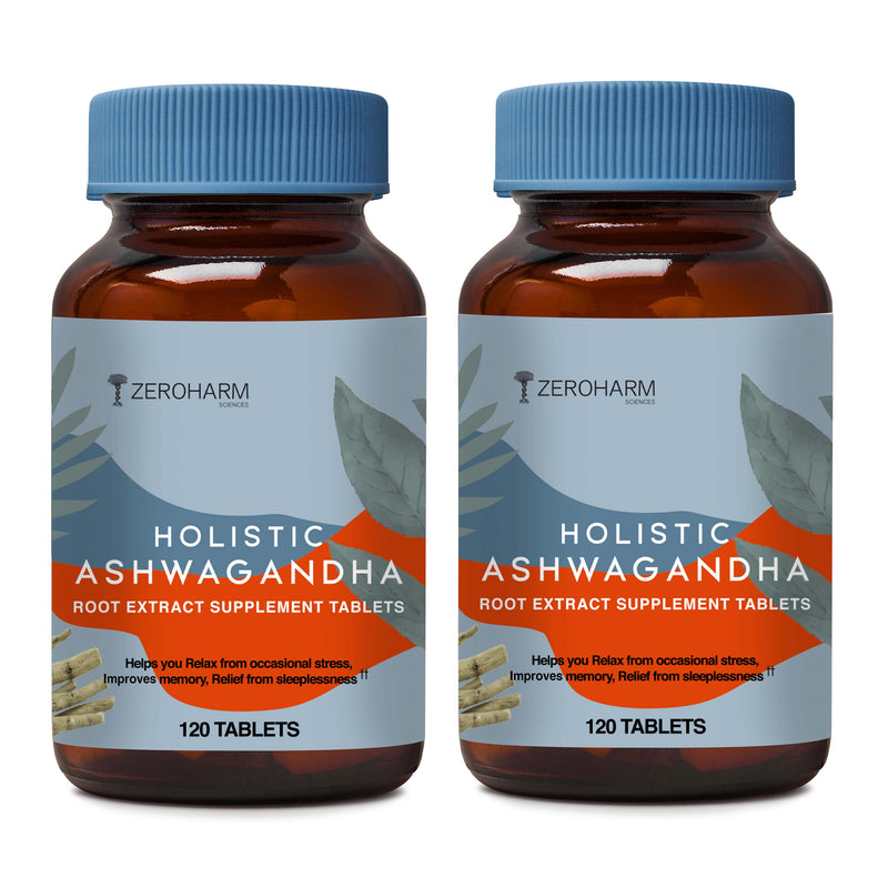 Holistic Ashwagandha - Stress & Anxiety Relief Tablets