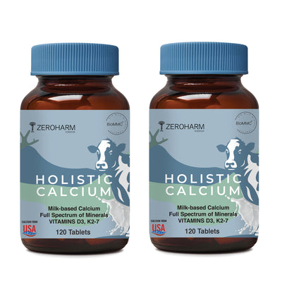 ZEROHARM Holistic Calcium Tablets for Women and Men