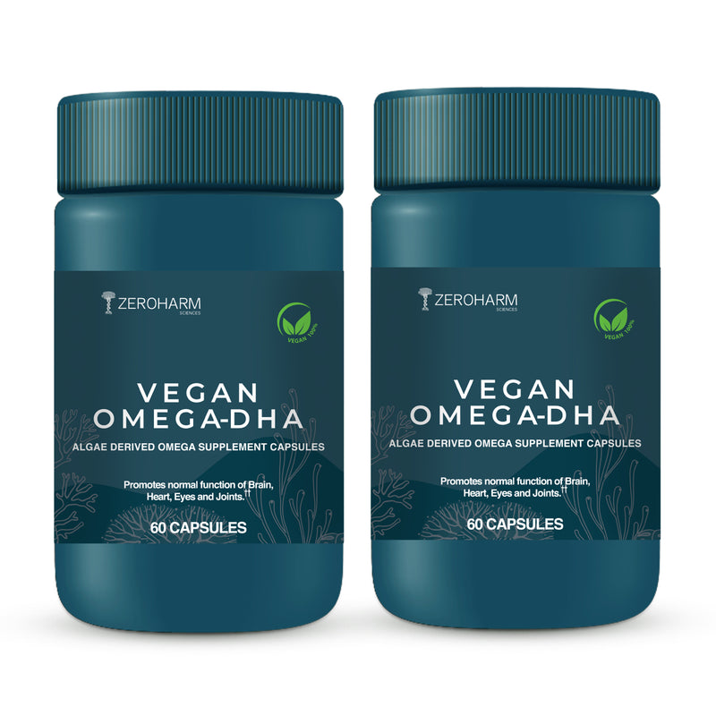 ZeroHarm Vegan Omega 3 DHA Capsules