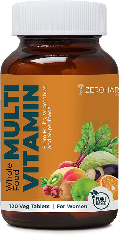 Whole Food Multivitamin 120 Tablets | Women Multivitamin & Multimineral Tablets
