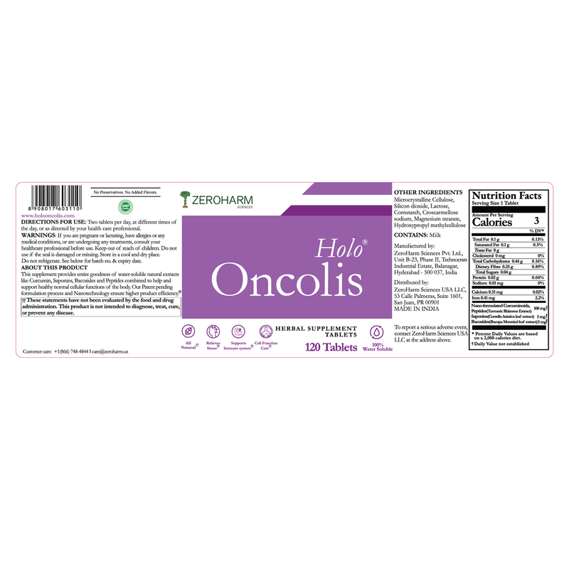 Holo Oncolis - Cancer Care & Anti Depression Tablets